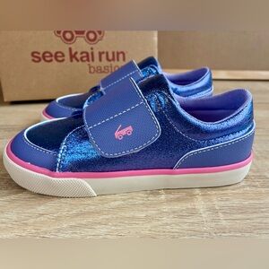 See Kai Run Metallic Sneakers Toddler Girl